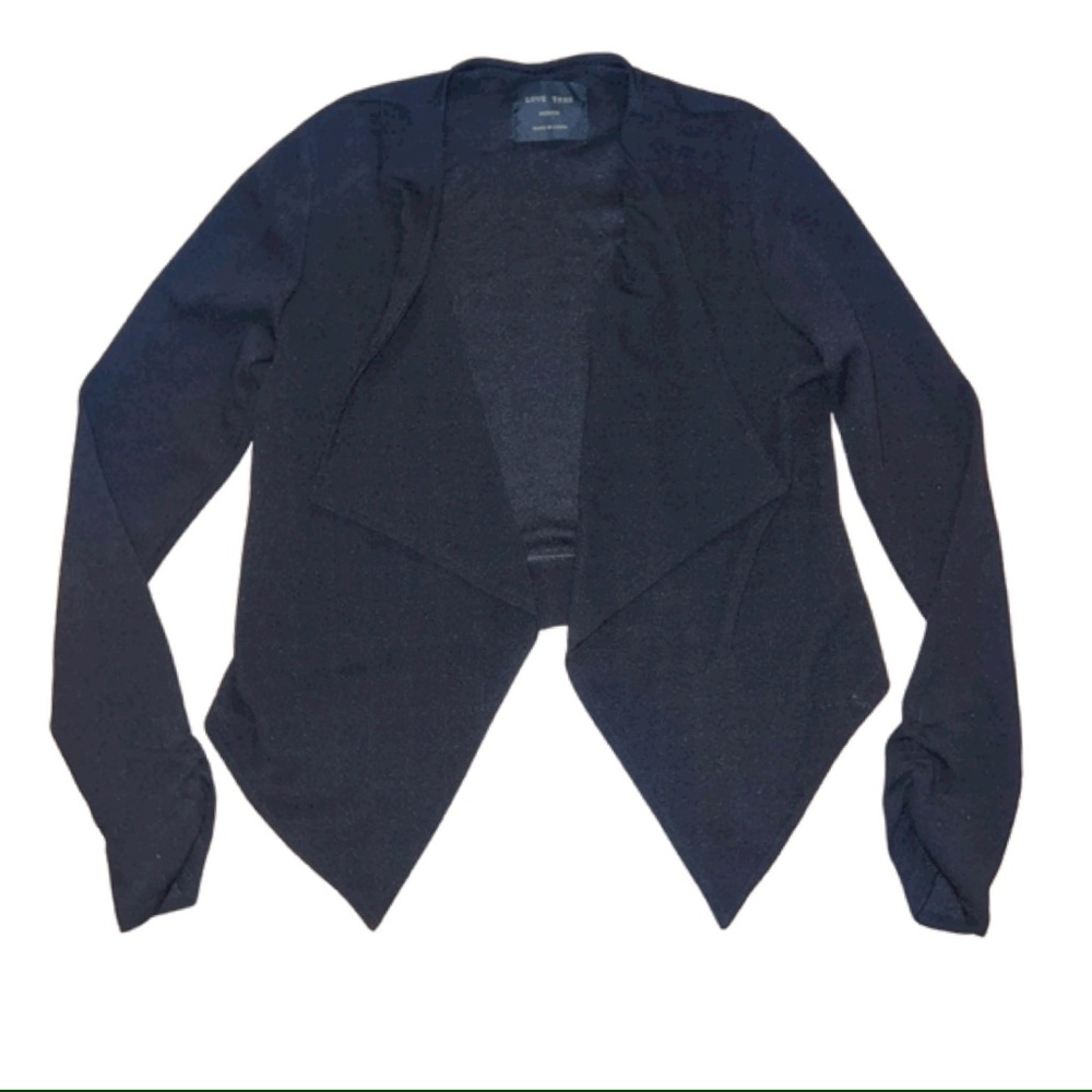 Black Cropped Blazer